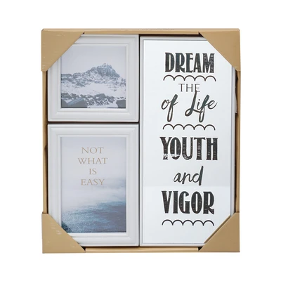 Gambar Arthome Set 3 Pcs Bingkai Foto & Hiasan Dinding Dreams