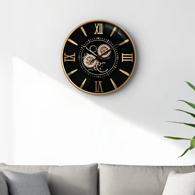 Gambar Informa Jam Dinding Gear 59 cm - Gold