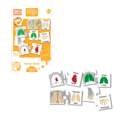 Gambar Kiddy Star Puzzle Learning Kids Human Body