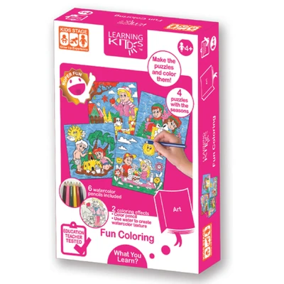 Gambar Kiddy Star Set Learning Kids Fun Coloring Puzzle
