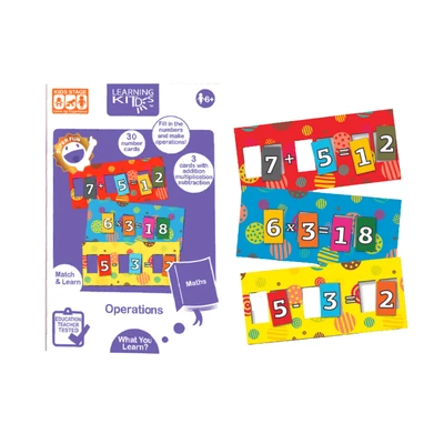 Gambar Kiddy Star Puzzle Learning Kids Operations - Mix
