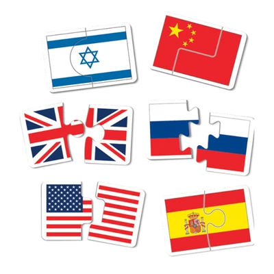 Gambar Kiddy Star Puzzle Learning Kids National Flags