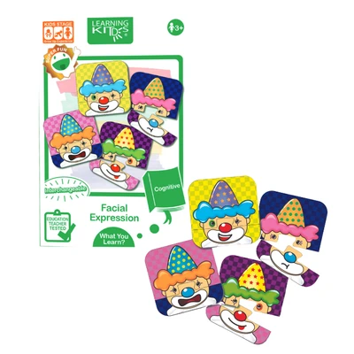 Gambar Kiddy Star Set Learning Kids Facial Expression Puzzle