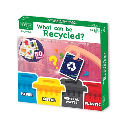 Gambar Kiddy Star Set Learning Kids Recyle Bin Puzzle Solve