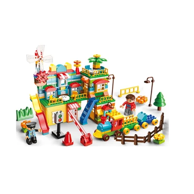 Gambar Bricks Kingdom Set 269 Pcs Building Windmill Town