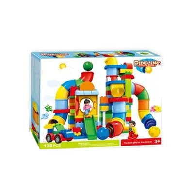 Gambar Bricks Kingdom Set 130 Pcs Blocks Building Pipe Paradise