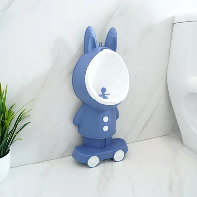 Gambar Fosa Urinal Anak Dengan Selang & Sikat - Biru