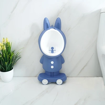 Gambar Fosa Urinal Anak Dengan Selang & Sikat - Biru