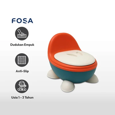 Gambar Fosa Potty Seat Dengan Dudukan Kulit Polyurethane