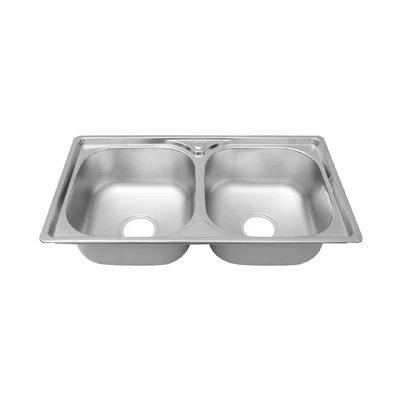 Gambar Fosa Tempat Cuci Piring Double Bowl S76S