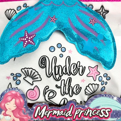 Gambar Kiddy Star Tas Ransel Anak Mermaid Princess