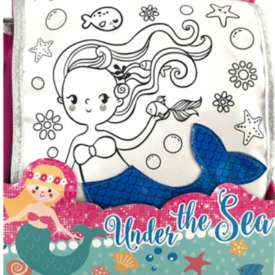 Gambar Kiddy Star Tas Selempang Anak Mermaid Under The Sea