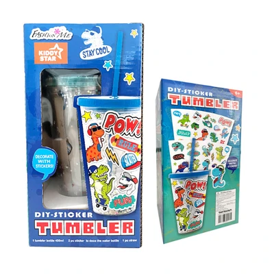 Gambar Kiddy Star Set Dinosaur Cups - Biru