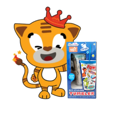 Gambar Kiddy Star Set Dinosaur Cups - Biru