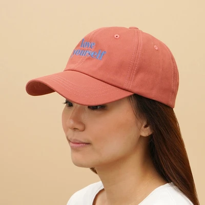 Gambar Ataru Topi Baseball Love Yourself - Pink