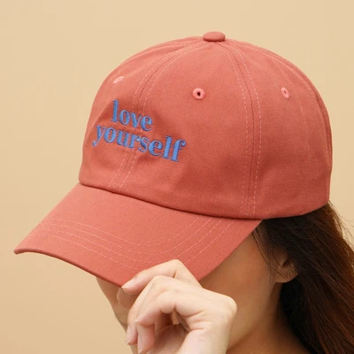 Gambar Ataru Topi Baseball Love Yourself - Pink