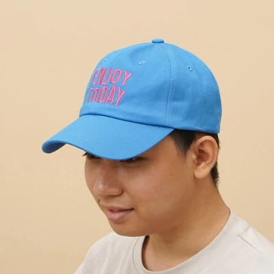 Gambar Ataru Topi Baseball Enjoy Today - Biru