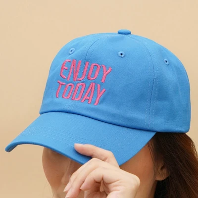 Gambar Ataru Topi Baseball Enjoy Today - Biru