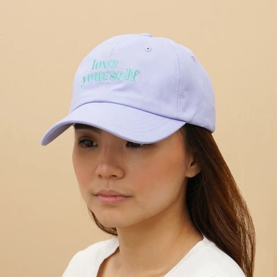 Gambar Ataru Topi Baseball Love Yourself - Ungu