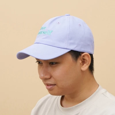 Gambar Ataru Topi Baseball Love Yourself - Ungu