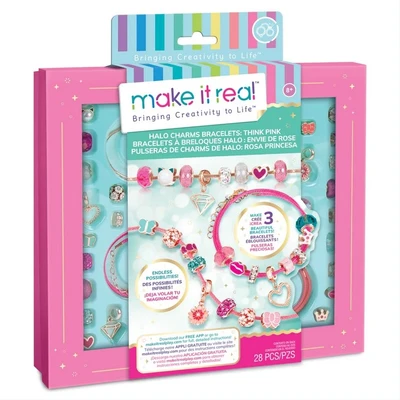 Gambar Make It Real Halo Charms Bracelet Think Pink