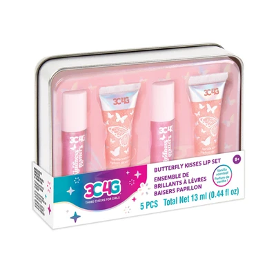 Gambar Make It Real Set Butterfly Kisses Lip Tin Box