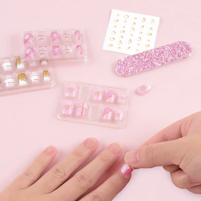 Gambar Make It Real Set Boxed Nail 10024 - Pink/Gold
