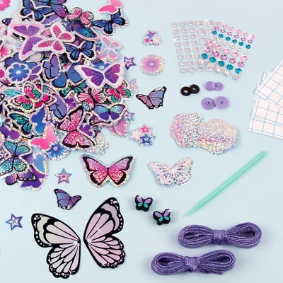 Gambar Make It Real Set Sticker Butterfly Bling 1733