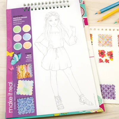 Gambar Make It Real Set Sketcbook Blooming Creativity 3202