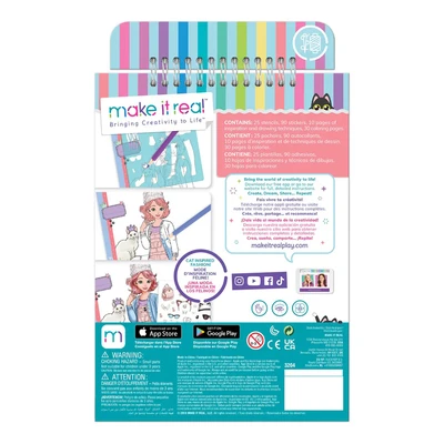 Gambar Make It Real Set Sketchbook Pretty Kitty