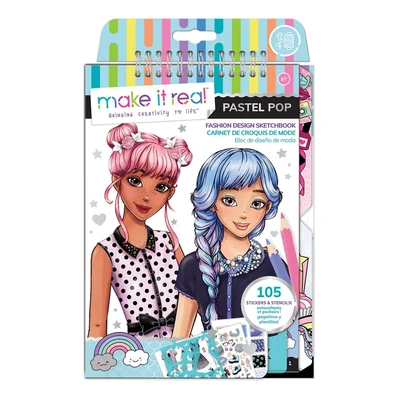 Gambar Make It Real Set Sketchbook Pastel Pop