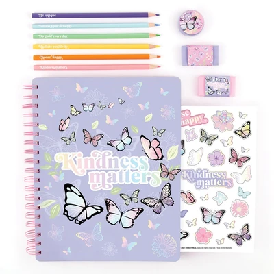 Gambar Make It Real Set All In 1 Sketching Book Butterfly