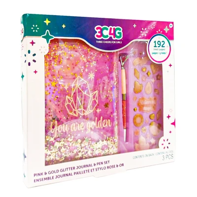 Gambar Make It Real Set Pink And Gold Journal And Pen