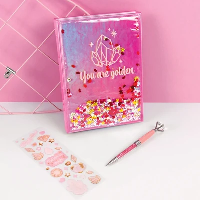 Gambar Make It Real Set Pink And Gold Journal And Pen