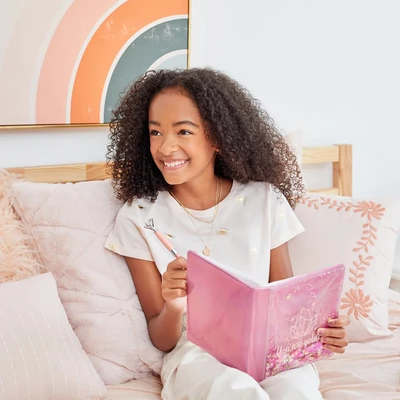 Gambar Make It Real Set Pink And Gold Journal And Pen