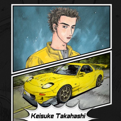 Gambar Cada Initial D Figure Keisuke Takahashi