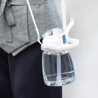 Gambar Ataru Wide Botol Minum Tritan 1.1 Liter - Putih