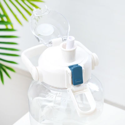Gambar Ataru Wide Botol Minum Tritan 1.1 Liter - Putih