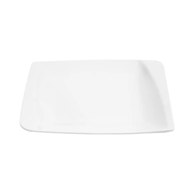 Gambar Appetite 21.6 cm Tatum Piring Saji Rectangle Bone China - Putih