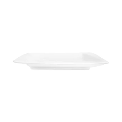 Gambar Appetite 21.6 cm Tatum Piring Saji Rectangle Bone China - Putih