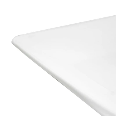 Gambar Appetite 21.6 cm Thea Piring Saji Rectangle Bone China - Putih