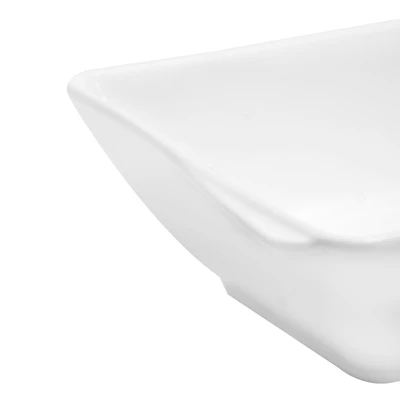 Gambar Appetite Tilly Mangkuk Saji Keramik Bone China Rectangle 25.4 cm - Putih