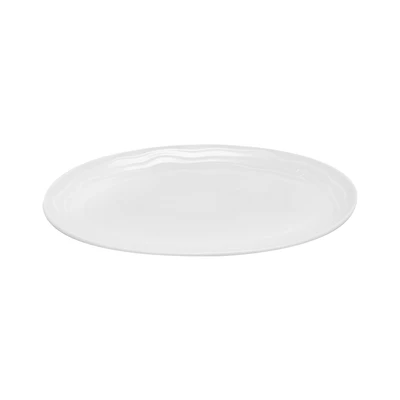 Gambar Appetite Tina Piring Saji Oval Bone China 25.4 cm - Putih