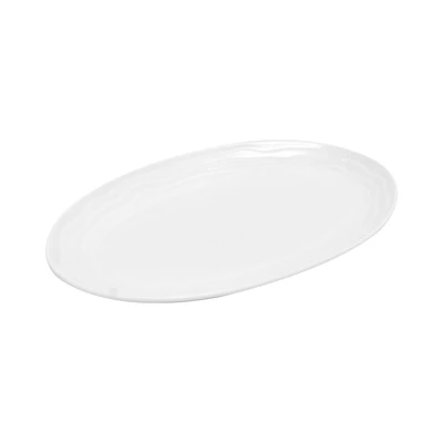 Gambar Appetite Tina Piring Saji Oval Bone China 25.4 cm - Putih