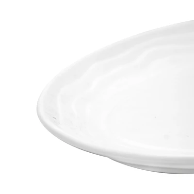 Gambar Appetite Tina Piring Saji Oval Bone China 25.4 cm - Putih