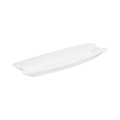 Gambar Appetite Tayla Piring Saji Camilan Bone China 25.4 cm - Putih