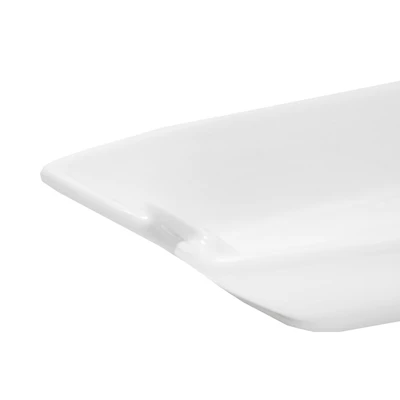 Gambar Appetite Tayla Piring Saji Camilan Bone China 25.4 cm - Putih