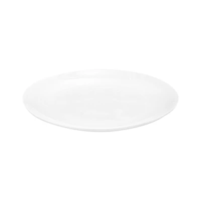 Gambar Appetite Tierra Piring Saji Round Keramik 20.4 cm - Putih