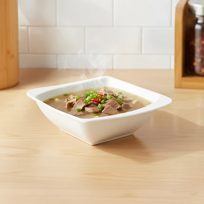 Gambar Appetite Teylin Mangkuk Saji Keramik Square 17.8 cm - Putih