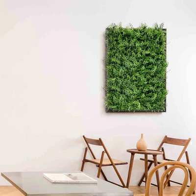 Gambar Cc Grass 50x50 Cm Tanaman Dinding Buatan Fern - Hijau